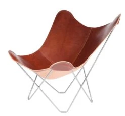 Cuero Leather Butterfly Chair Pampa Mariposa 1938 -Furniture Shop cuero leather butterfly chair pampa mariposa 1938 597001