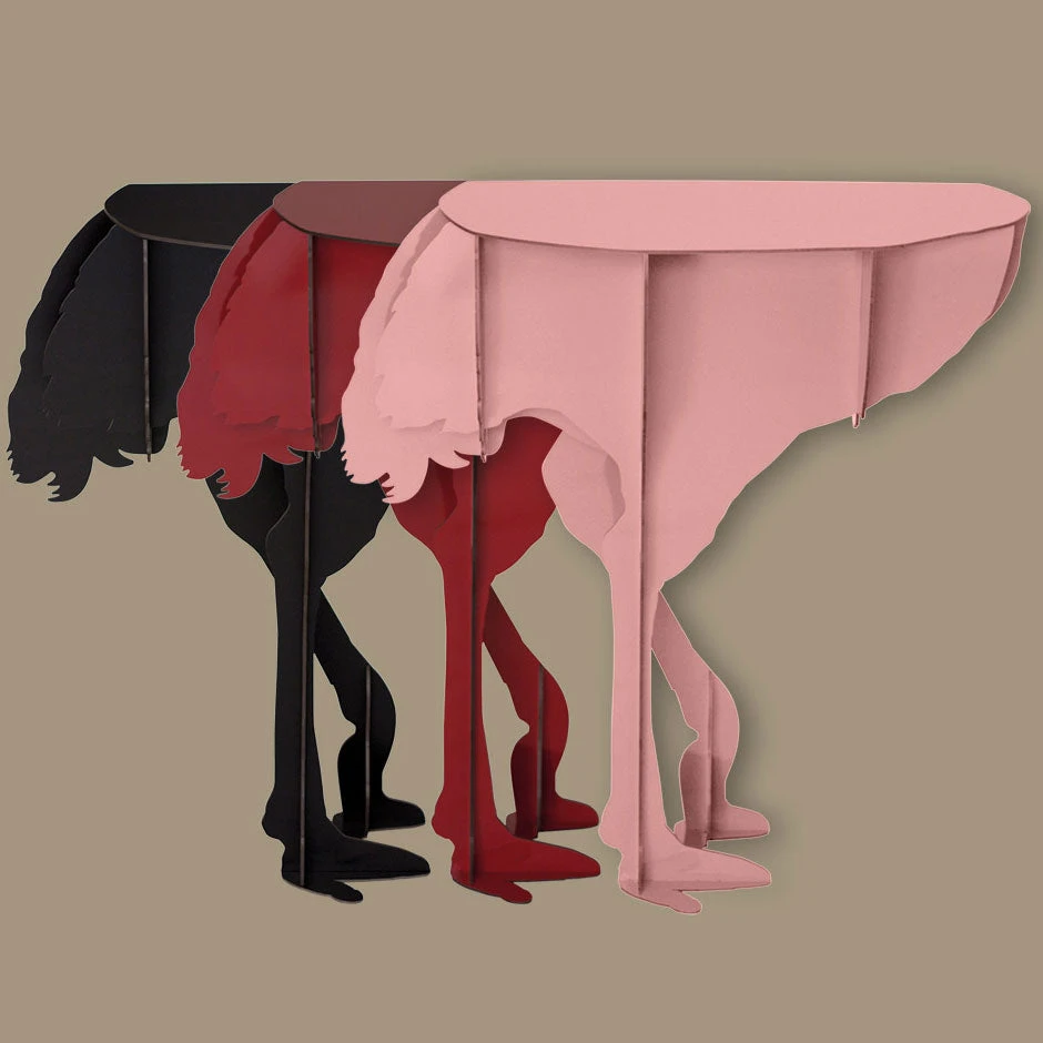 Ibride Wall Console Table DIVA Ostrich 3 Ibride Wall Console Table DIVA Ostrich - Image 3