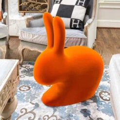 Qeeboo RABBIT Chair Velvet Finish -Furniture Shop download 33