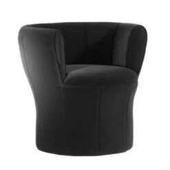 Driade Lisa Black Velvet Armchair