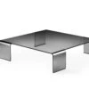 FIAM Glass Square Coffee Table NEUTRA
