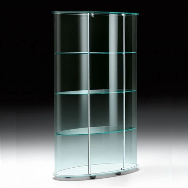 Fiam - Palladio Uno Showcase With LED Lights 1 Fiam - Palladio Uno Showcase With LED Lights