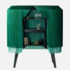 Ibride Alpaga Malachite Fringe Cabinet