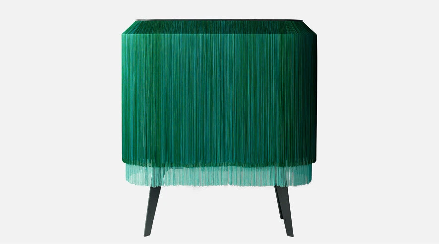 Ibride Alpaga Malachite Fringe Cabinet 2 Ibride Alpaga Malachite Fringe Cabinet - Image 2