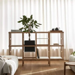 Design House Stockholm Medium Frame Shelving -Furniture Shop image2 2739 8401 framemediumoak lifestyle