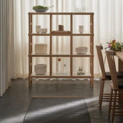 Design House Stockholm High Frame Shelving 10 Design House Stockholm High Frame Shelving -Furniture Shop image3 2740 8401 framehighoak lifestyle