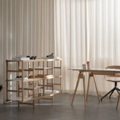 Design House Stockholm Medium Frame Shelving -Furniture Shop image4 2739 8401 framemediumoak lifestyle