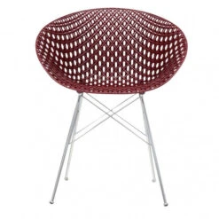 Kartell Chair SMATRIK Tokujin Yoshioka -Furniture Shop k smatrik plum chrome