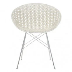 Kartell Chair SMATRIK Tokujin Yoshioka -Furniture Shop k smatrik white chrome