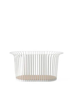 Audo NORM Ribbon Basket -Furniture Shop menu basket wire white