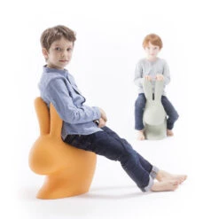 Qeeboo RABBIT Chair Baby 15 Qeeboo RABBIT Chair Baby -Furniture Shop mini rabbit chair grey 621279
