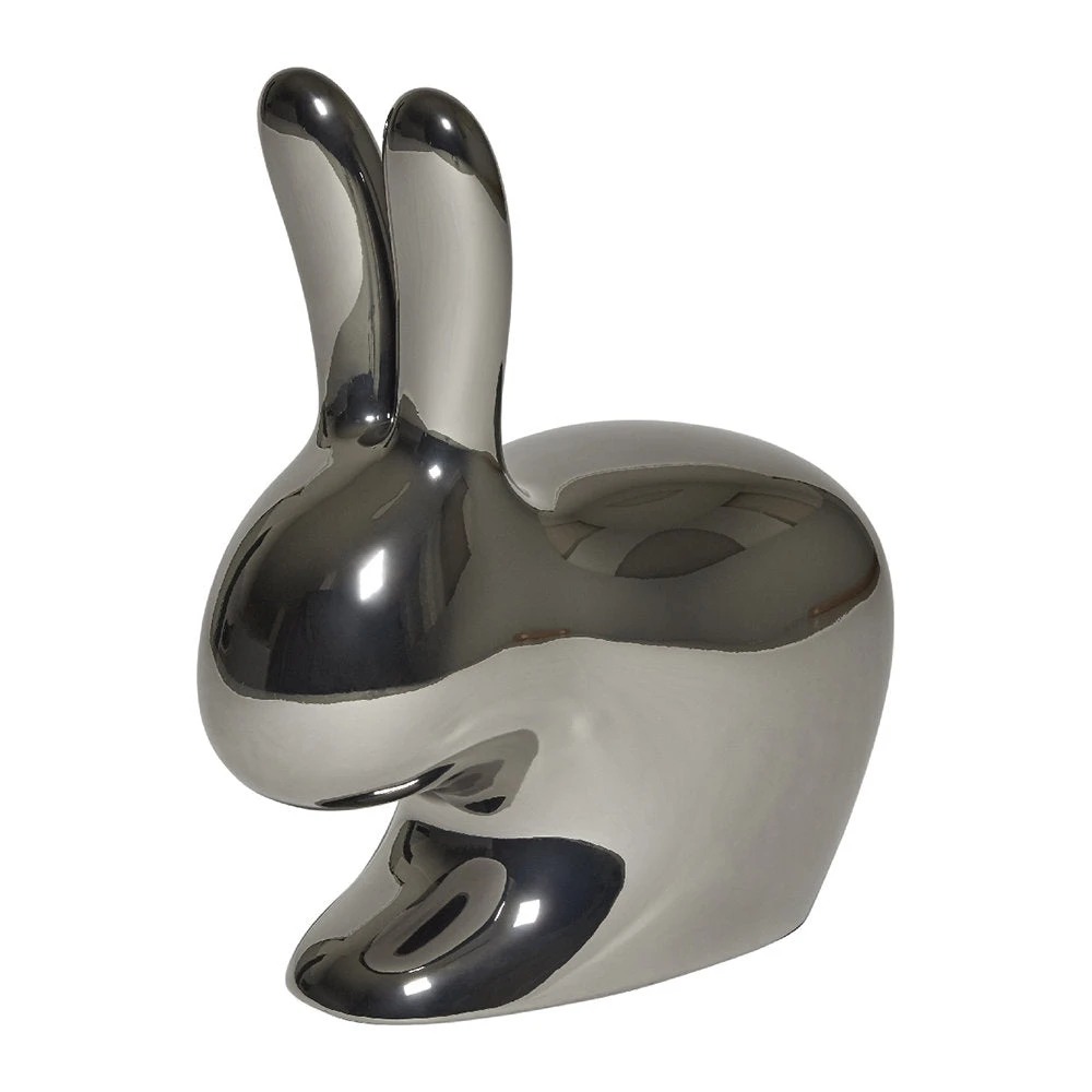 Qeeboo RABBIT Chair Baby Metallic Finish 6 Qeeboo RABBIT Chair Baby Metallic Finish - Image 6