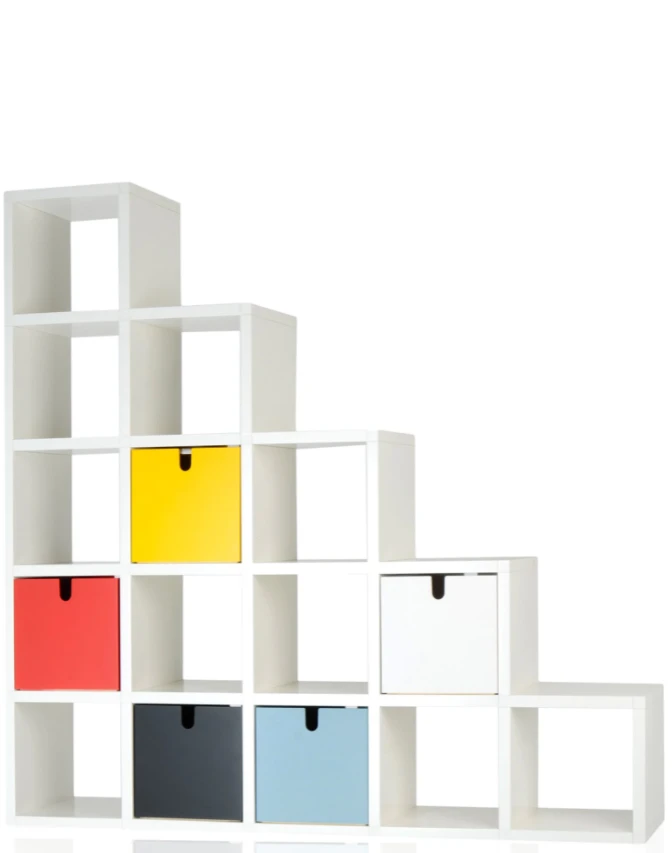 Kartell Bookcase Modular Shelving System Polvara 1 Kartell Bookcase Modular Shelving System Polvara