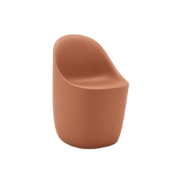 Qeeboo Cobble Chair -Furniture Shop qeeboo cobble chair design elisa giovannoni 03b terracotta