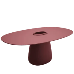 Qeeboo Cobble Table 190cm HPL W Bucket