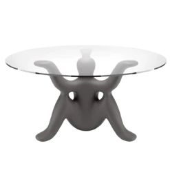 Qeeboo HELPYOURSELF Dining Table 7 Qeeboo HELPYOURSELF Dining Table -Furniture Shop qeeboo helpyourself table design philippe starck piero fasanotto michele branca 01a black