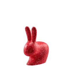 Qeeboo Rabbit Chair Baby W Dots -Furniture Shop qeeboo rabbit chair baby dots design stefano giovannoni piero fasanotto michele branca red white 02b