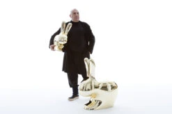 Qeeboo RABBIT Chair Baby Metallic Finish 12 Qeeboo RABBIT Chair Baby Metallic Finish -Furniture Shop rabbitgoldbaby 78888 02