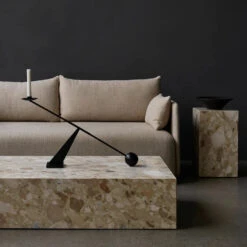 Audo PLINTH Tall Marble Table 11 Audo PLINTH Tall Marble Table -Furniture Shop sad