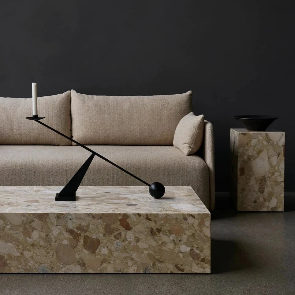 Audo PLINTH Tall Marble Table 4 Audo PLINTH Tall Marble Table - Image 4