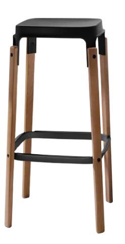 Magis Steelwood Counter Stool 25 Magis Steelwood Counter Stool -Furniture Shop steelwoodStoolWalnutBlack