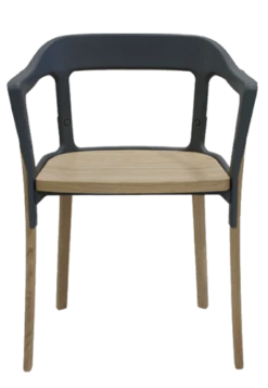Magis Steelwood Armchair -Furniture Shop steelwood nero rovere nat