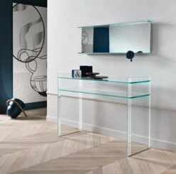 Tonelli QUILLER Glass Console Table -Furniture Shop tonelli consolle quiller 3