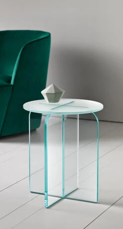 Tonelli OPALINA Glass Side Table Or Stool 11 Tonelli OPALINA Glass Side Table Or Stool -Furniture Shop tonelli fianchi divano opalina sgabello 1 mob
