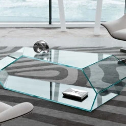 Tonelli DEKON2 Glass Coffee Table -Furniture Shop tonelli tavolo basso dekon 2 3