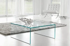 Tonelli EDEN Low Glass Coffee Table -Furniture Shop tonelli tavolo basso eden 1