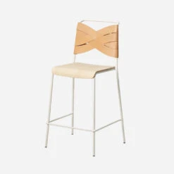 Design House Stockholm TORSO Bar Stool -Furniture Shop torsobarstool ashnaturalleather 1