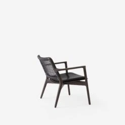 Vipp Cabin Lounge Chair Dark Oak -Furniture Shop vipp 488 cabin lounge chair dark oak 03 web