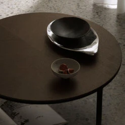 Vipp 423 Dark Oak Coffee Table 60cm -Furniture Shop vipp425 coffetable90 dark oak lifestyle01 high