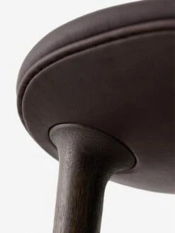 Vipp Lodge Counter Stool -Furniture Shop vipp465 lodge counter chair dark oak detail 03