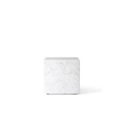 Audo PLINT Cubic Marble Table -Furniture Shop white b27998f0 44bf 4417 8907 0bec812390d5