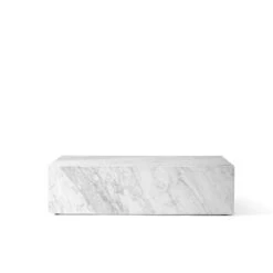 Audo PLINTH Low Marble Coffee Table -Furniture Shop whitelow